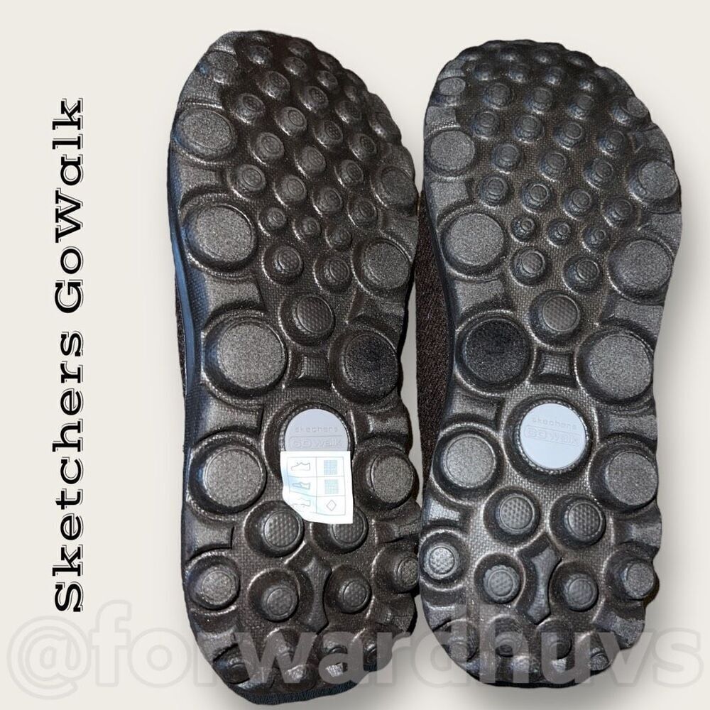 Sketchers GoWalk Chocolate Brown Foam Fit Low Back Shoes Size 8 - Picture 6 of 11